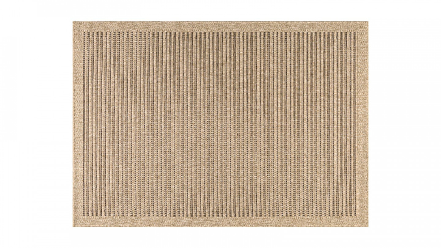 Tapis aspect Jute marron 160x230 - Calie