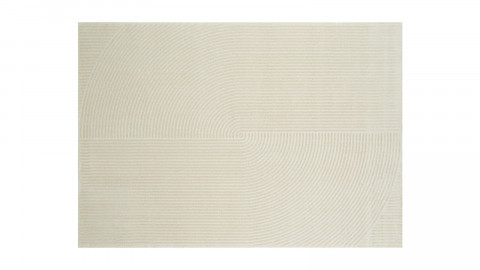 Tapis relief Ecru 160x230 - Elisa
