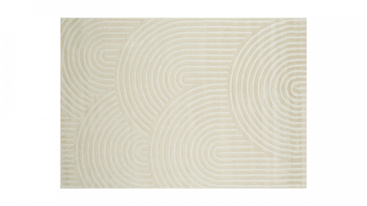 Tapis relief Ecru 200x290 - Martina