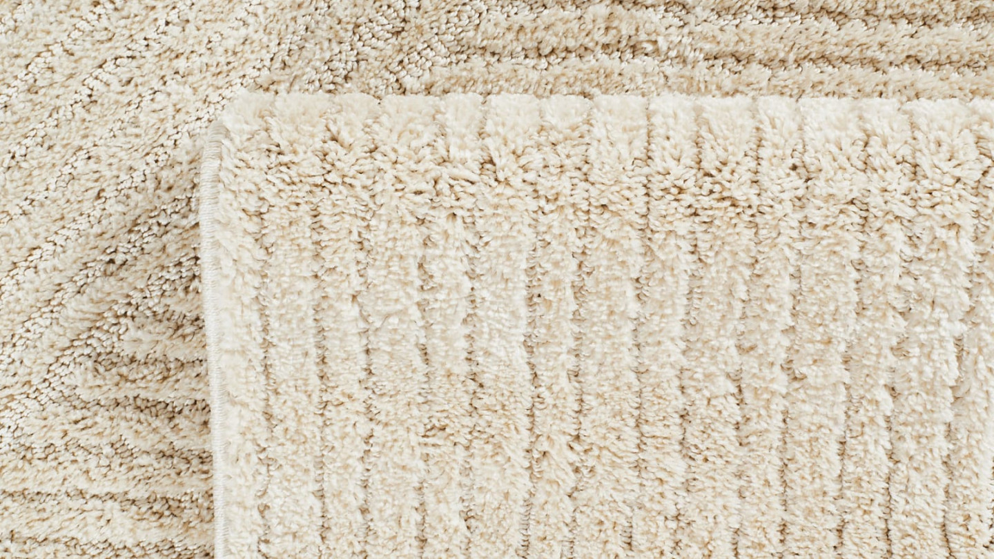 Tapis relief crème 200x290 - Sienna