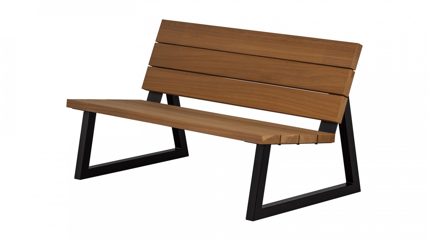 Banc de jardin en bois tropical - Banco