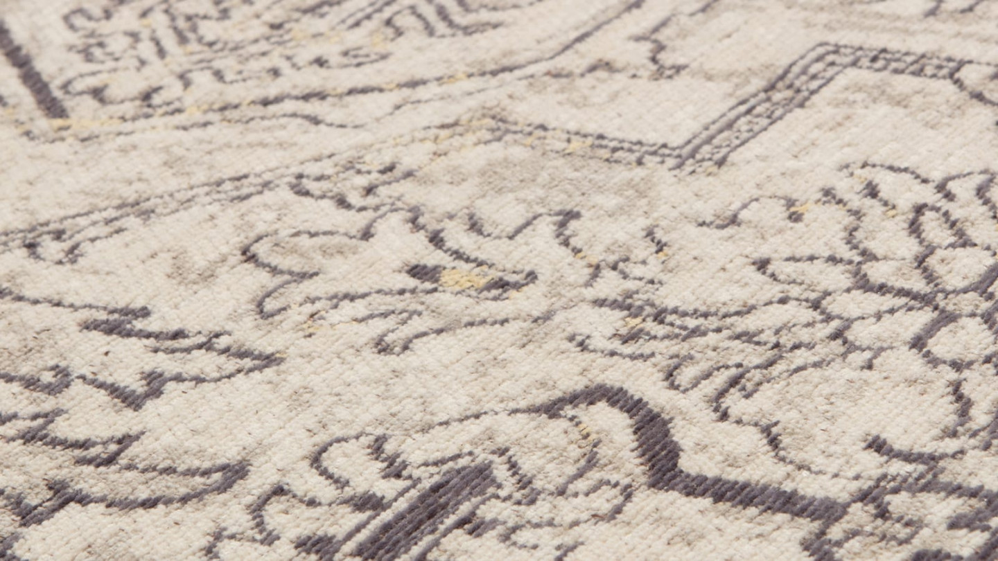 Tapis effet vintage beige 170x240 - Eric