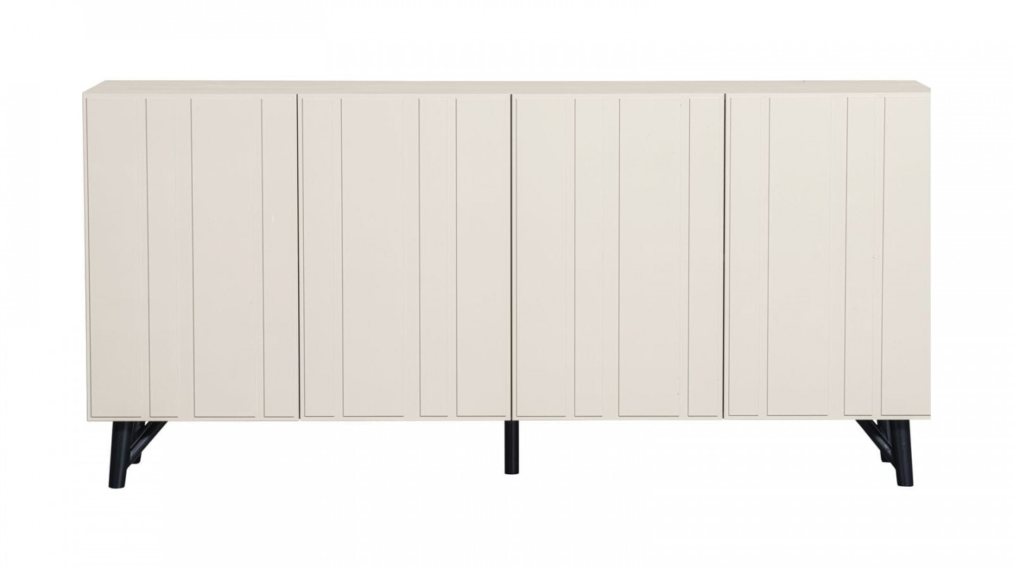 Buffet en pin blanc brumeux 181 cm - Miller