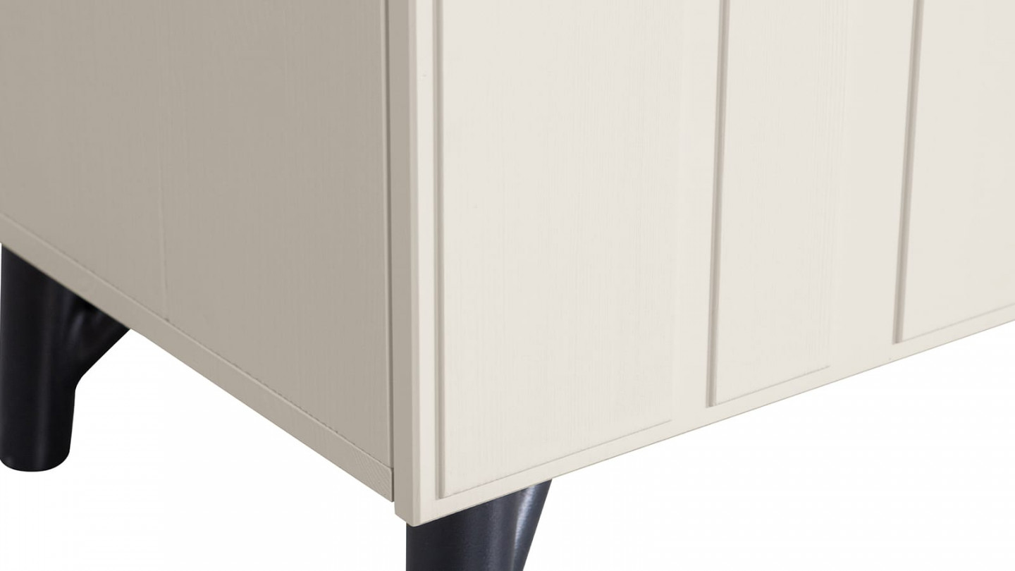 Buffet en pin blanc brumeux 181 cm - Miller