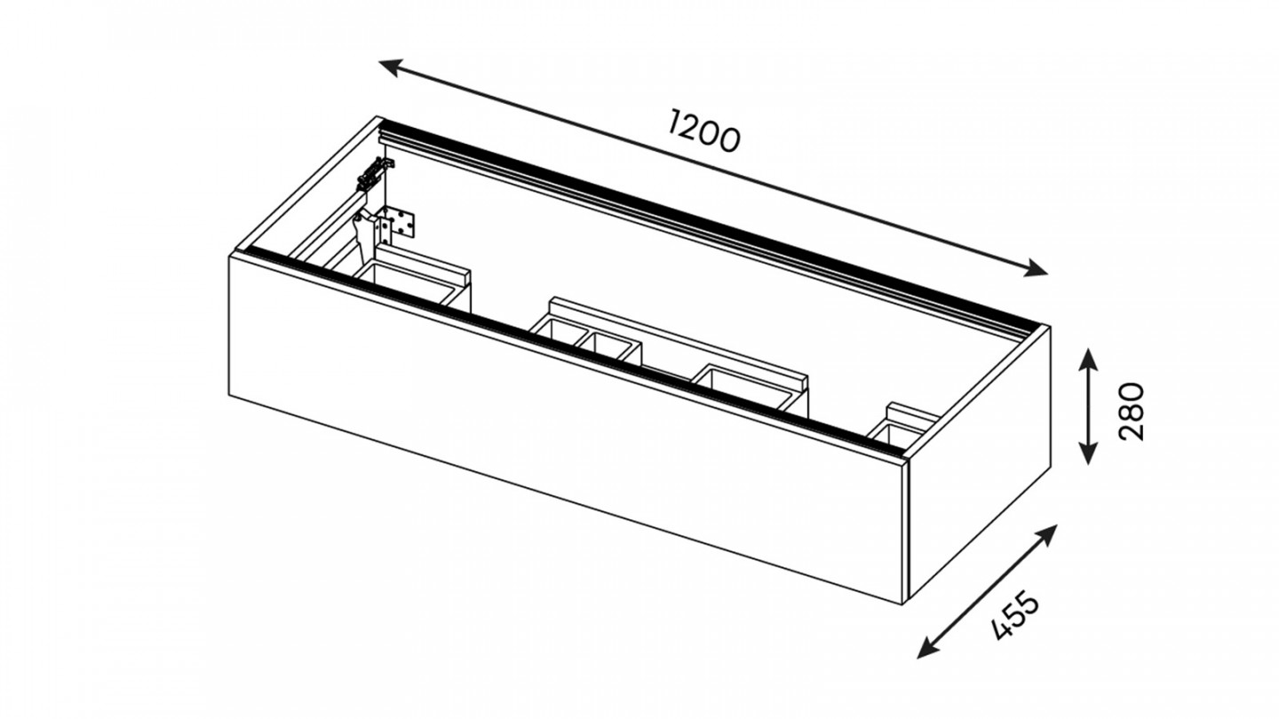 Meuble de salle de bain suspendu 2 vasques à poser 120cm 1 tiroir Blanc + miroir + colonne ouverture gauche - Osmose