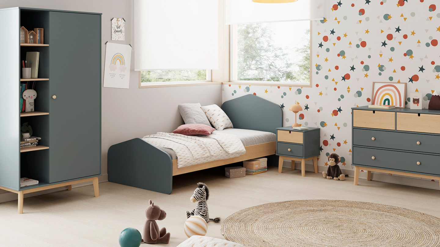 Lit enfant 90x200 blanc - Lucy
