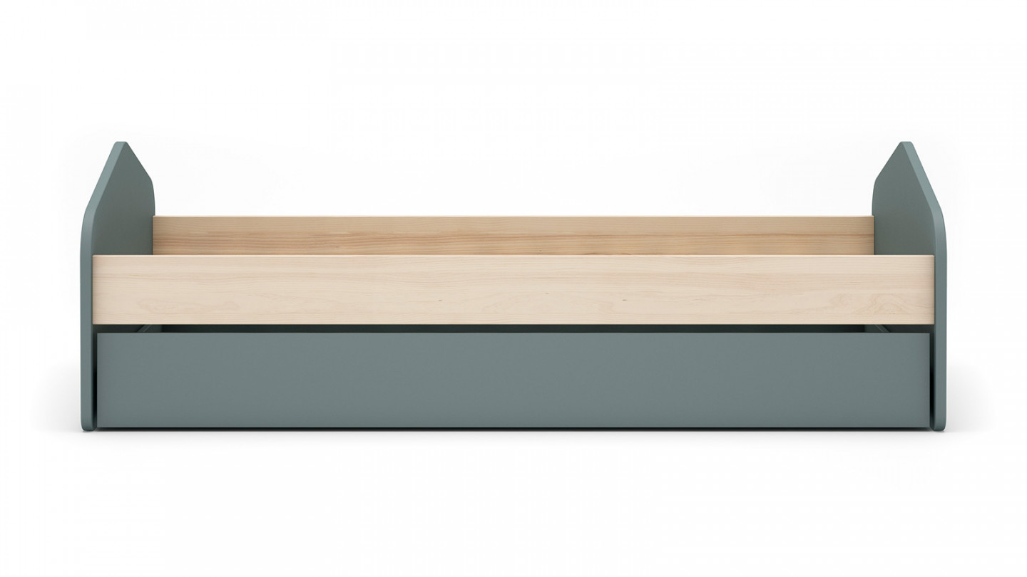 Lit enfant 90x200 vert - Lucy
